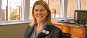 Our Godswell Park Care Home receptionsist