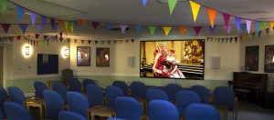 Residents Cinema at Godswell Park Care Home Bloxham Banbury Oxfordshire