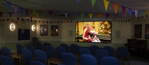 Residents Cinema at Godswell Park Care Home Bloxham Banbury Oxfordshire